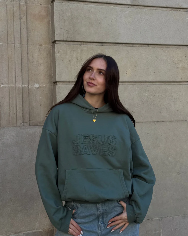 Basic Jesus Saves Hoodie