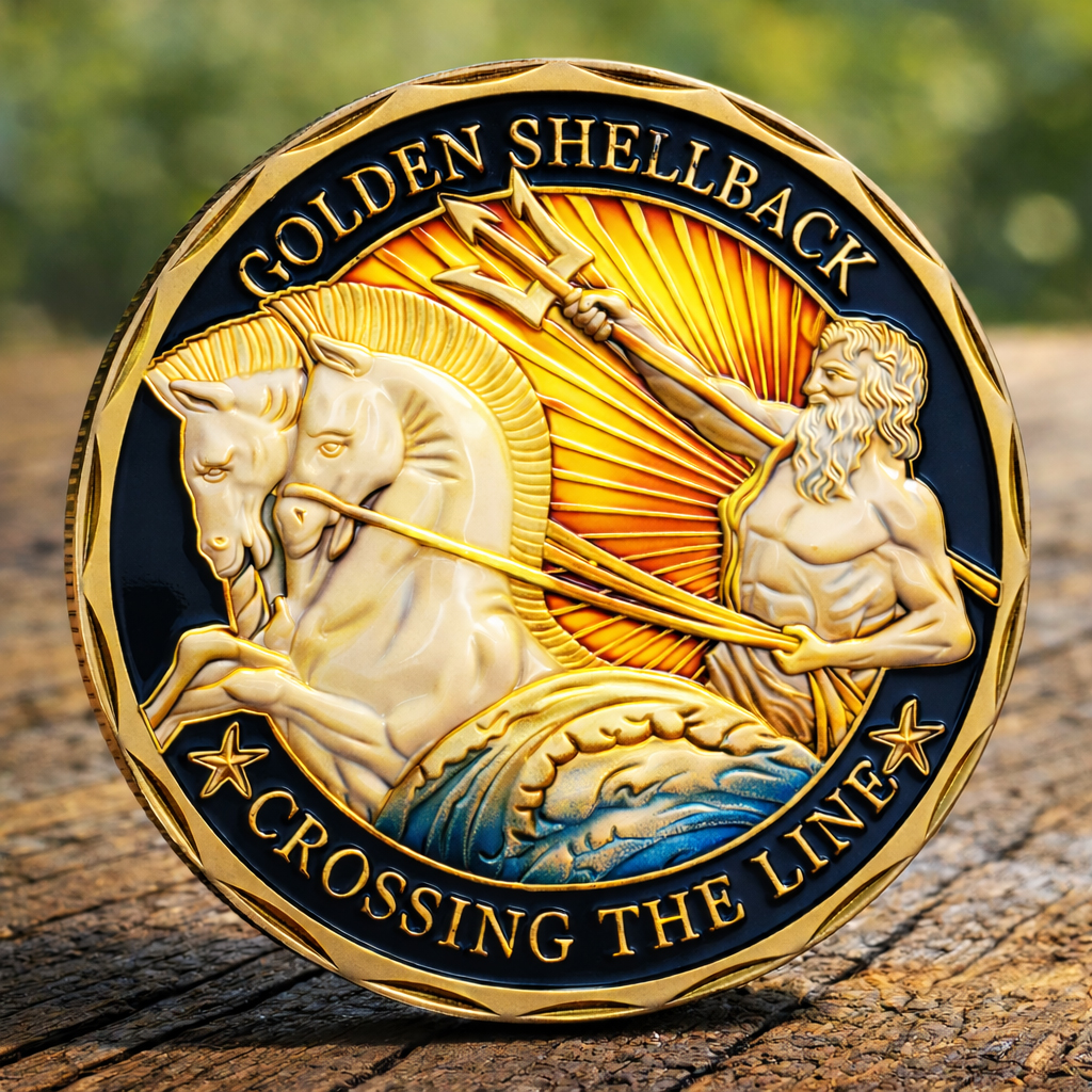 🏆Flash Sale 60% OFF - Shellback Crossing the Line Commemorative Coin