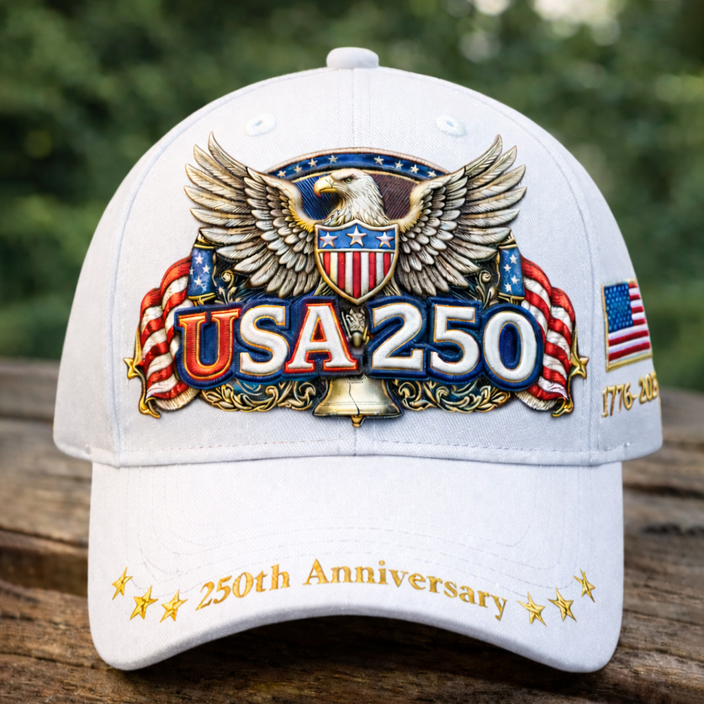 US 250th Anniversary Printed Casual Hat