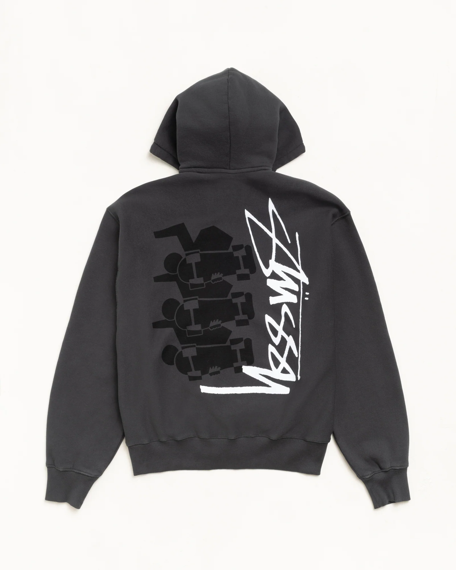 SKATE STACK ZIP HOODIE PIGMENT DYED