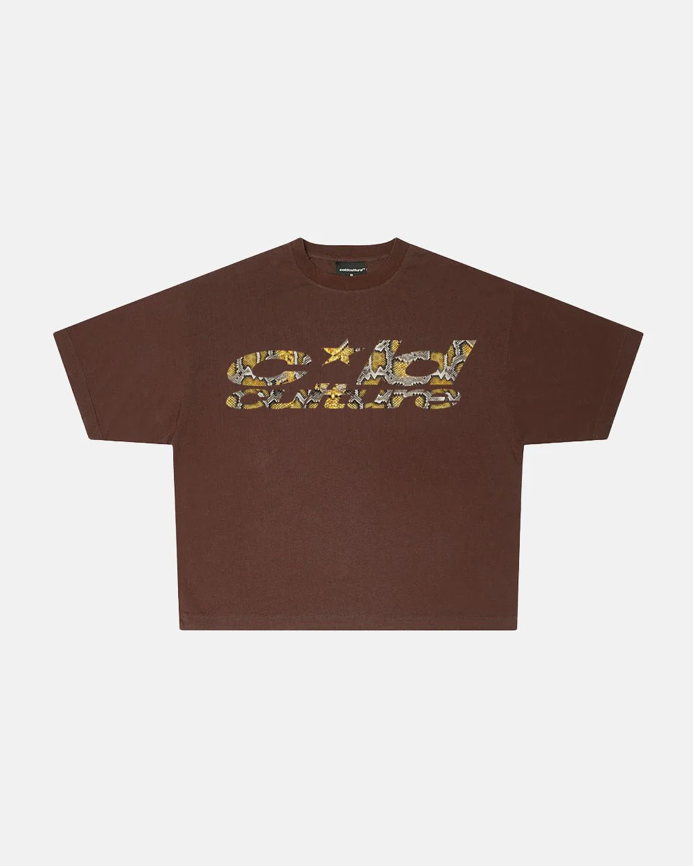 WILD SNAKE TEE BROWN