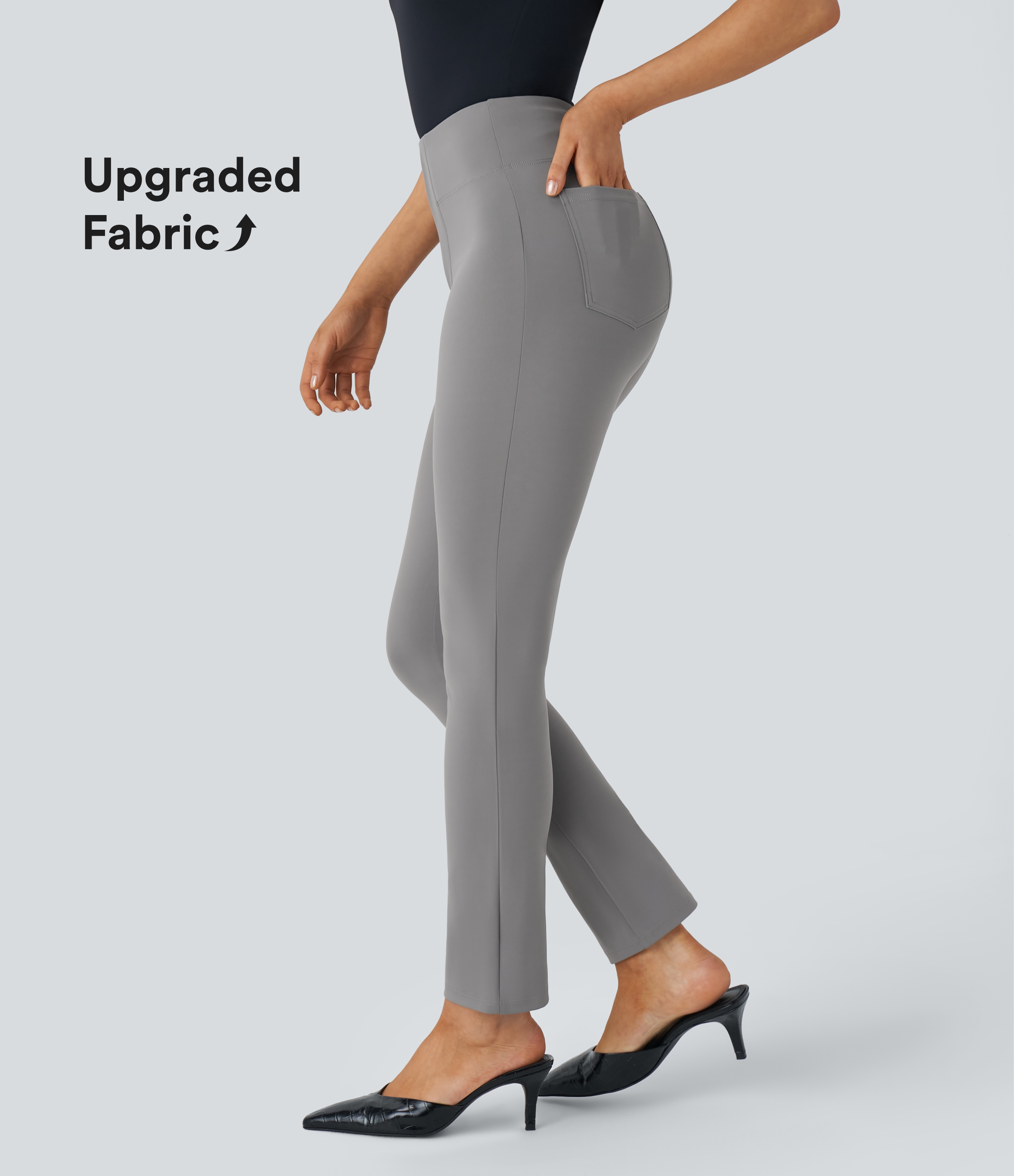 Halara Flex™ High Waisted Pocket Tapered Work Pants