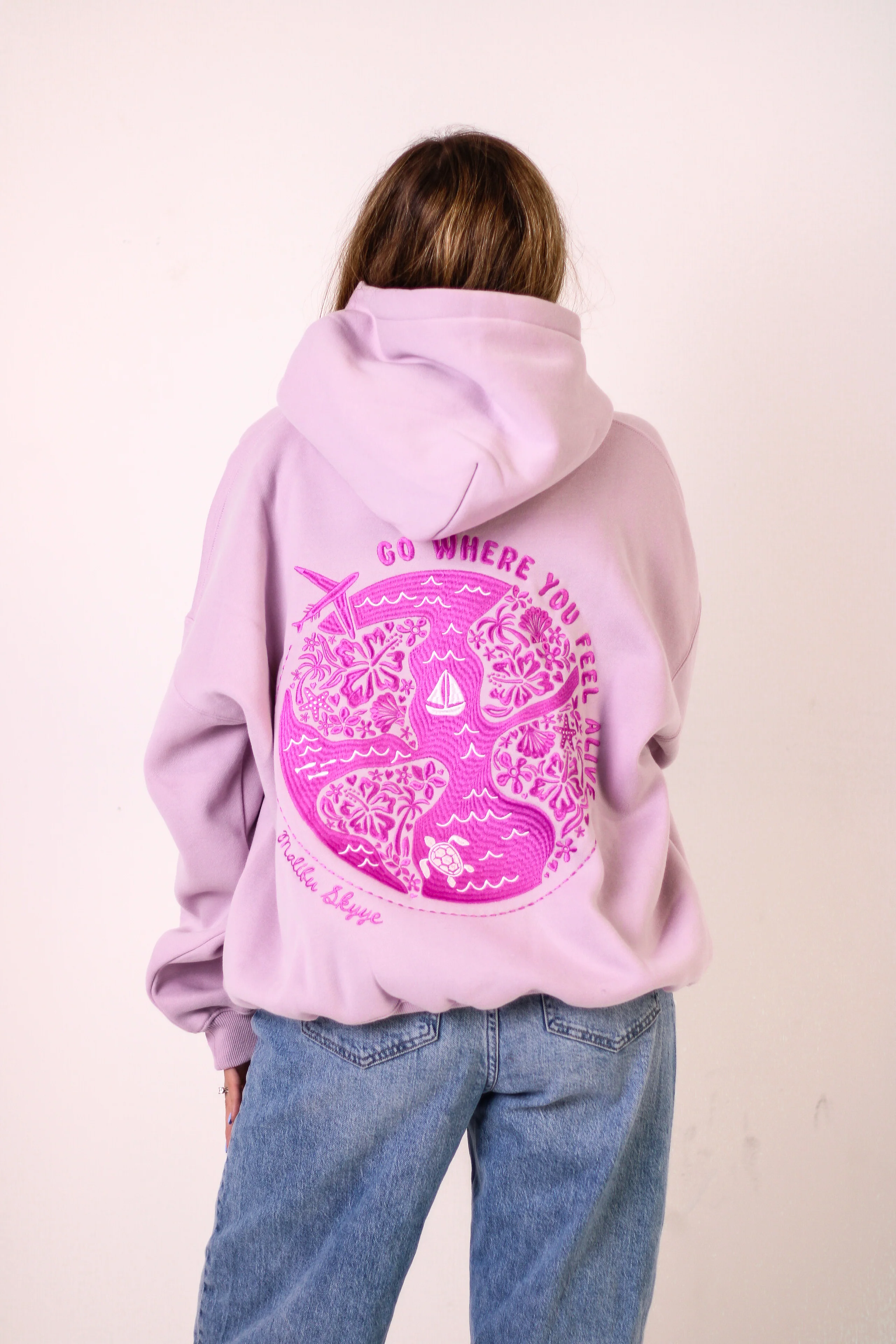 Feel Alive Hoodie (Sunset Orchid)