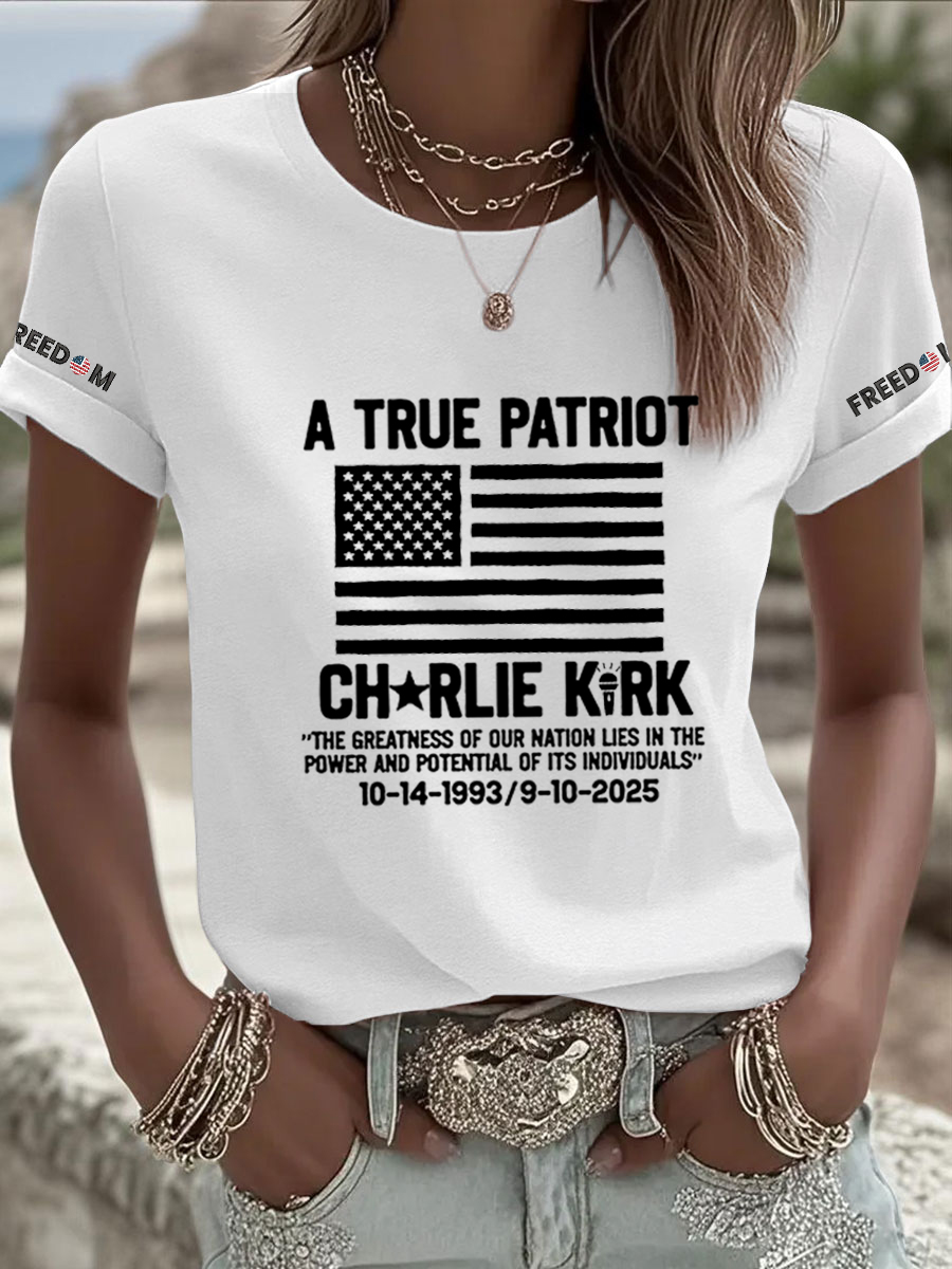 Women's Freedom Is Not Free R.I.P Charlie Kirk Short Sleeve T-Shirt
