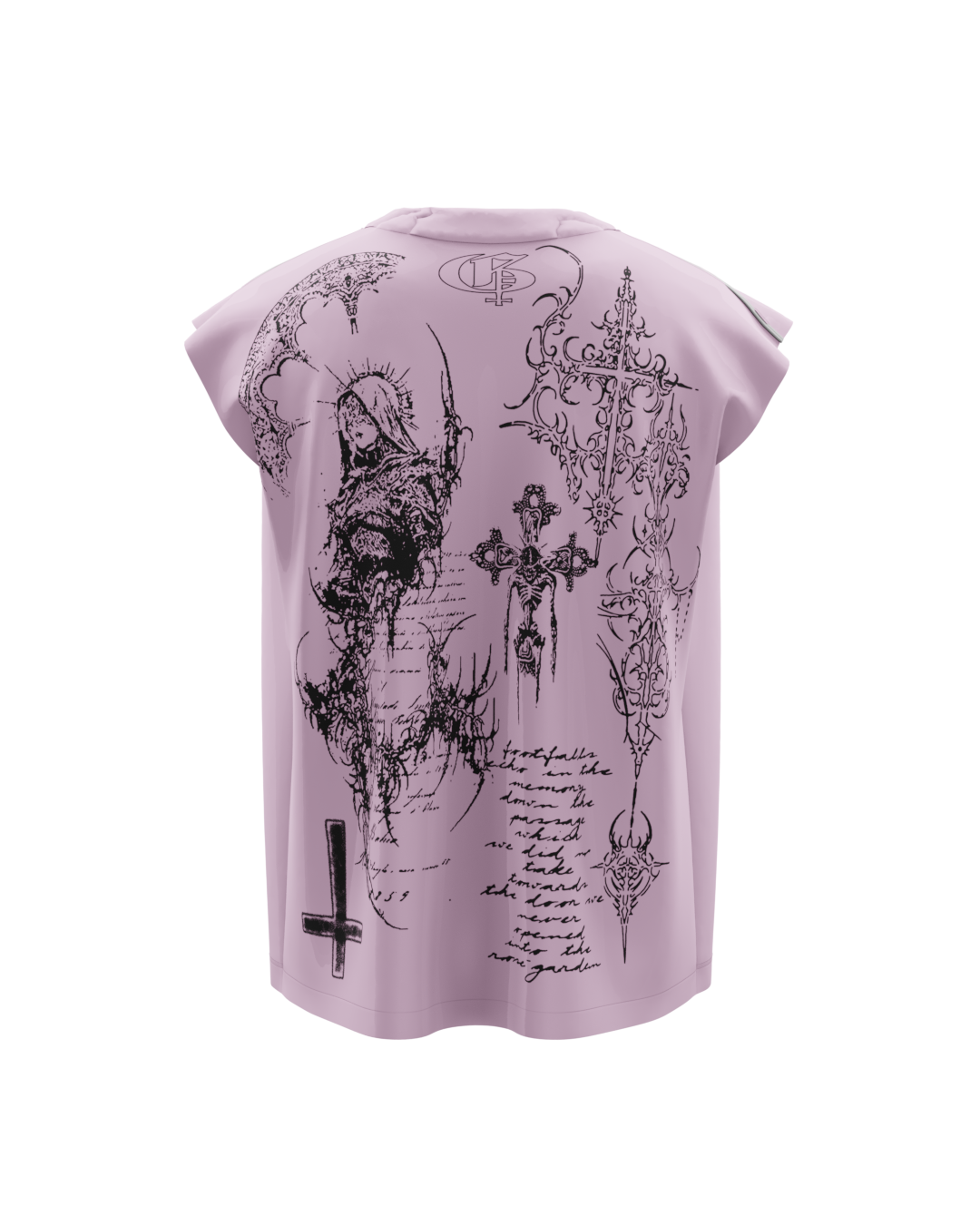 Coral Ghost Boxy Unisex Vest