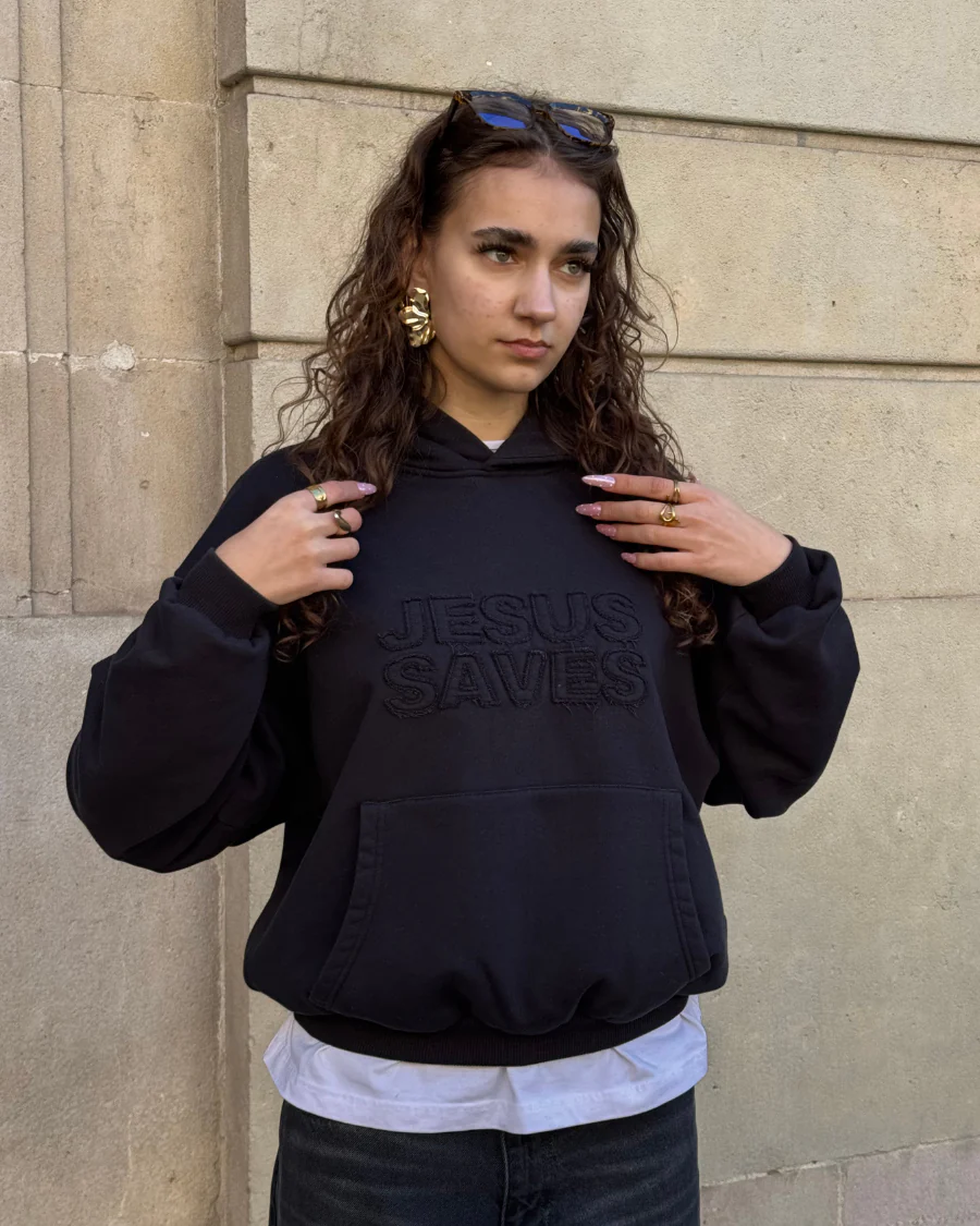 Basic Jesus Saves Hoodie
