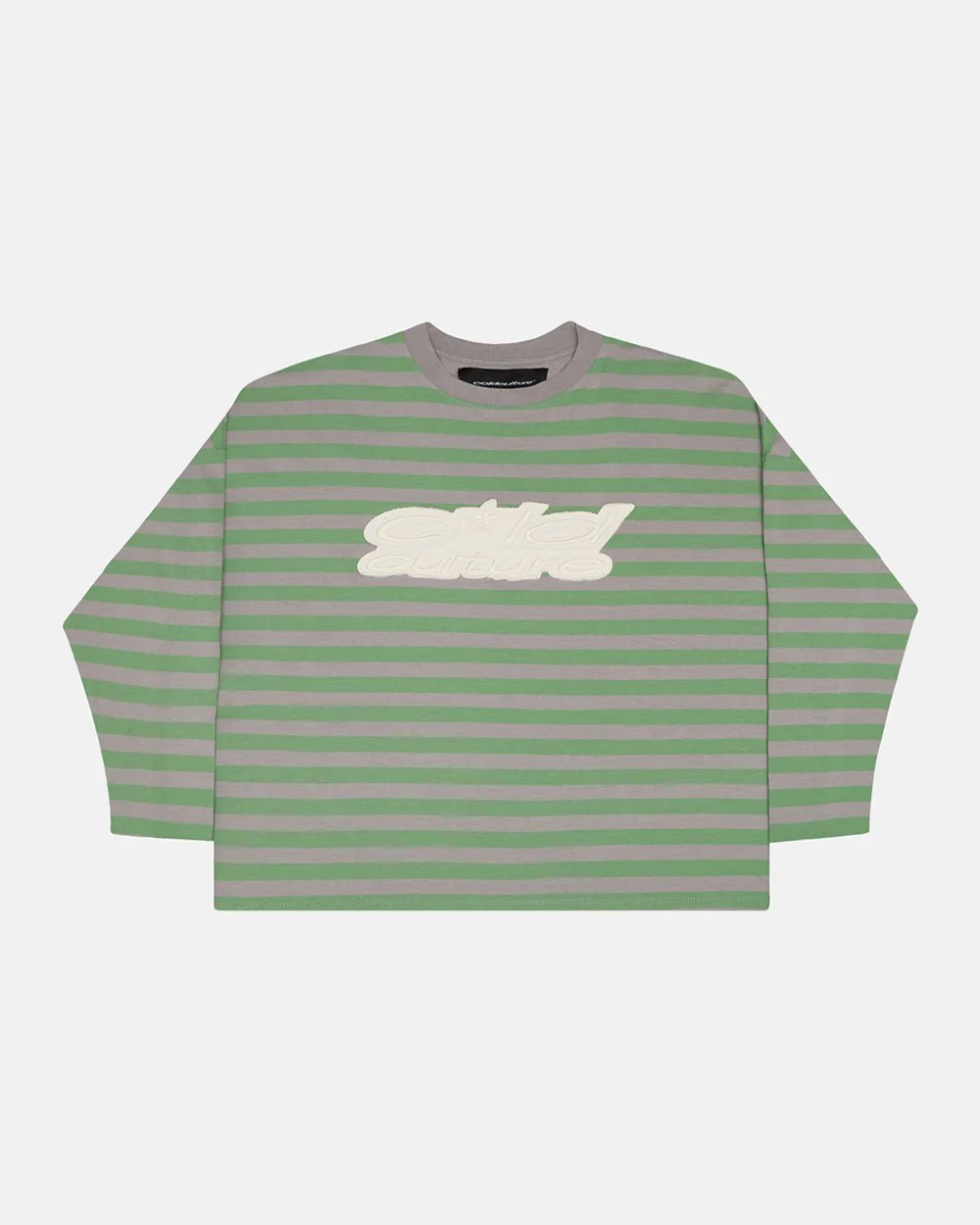 PARDON ME LONGSLEEVE GREEN & GREY
