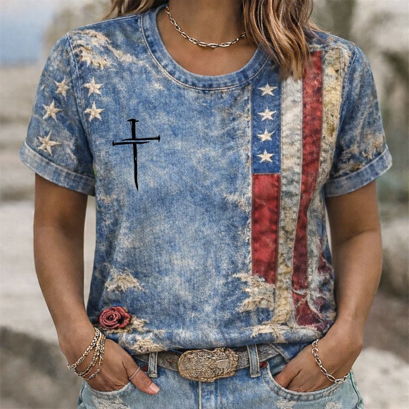 250th Anniversary Faith Art Print Casual T-Shirt