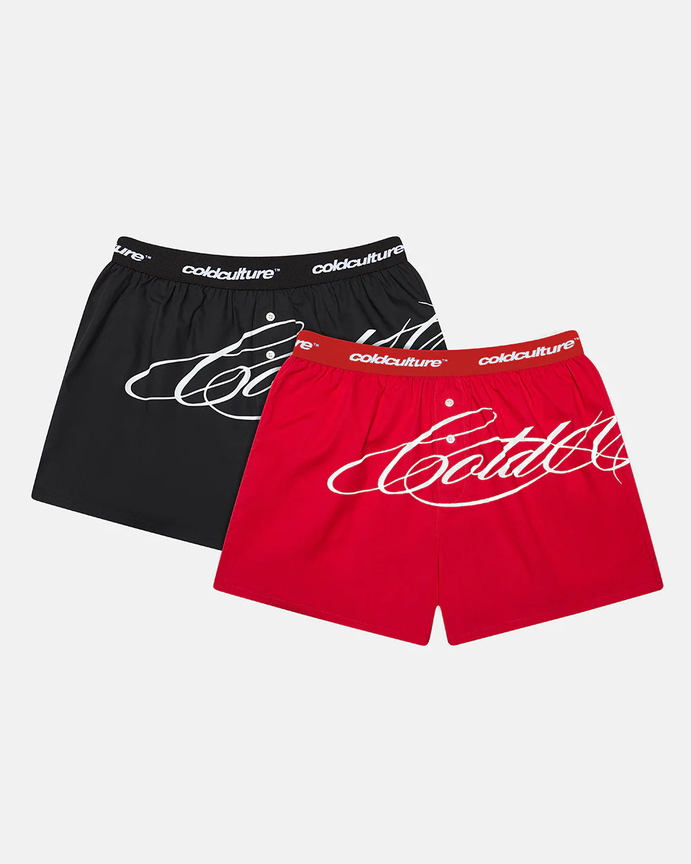 SCRIPT BOXERS PACK RED/ BLACK