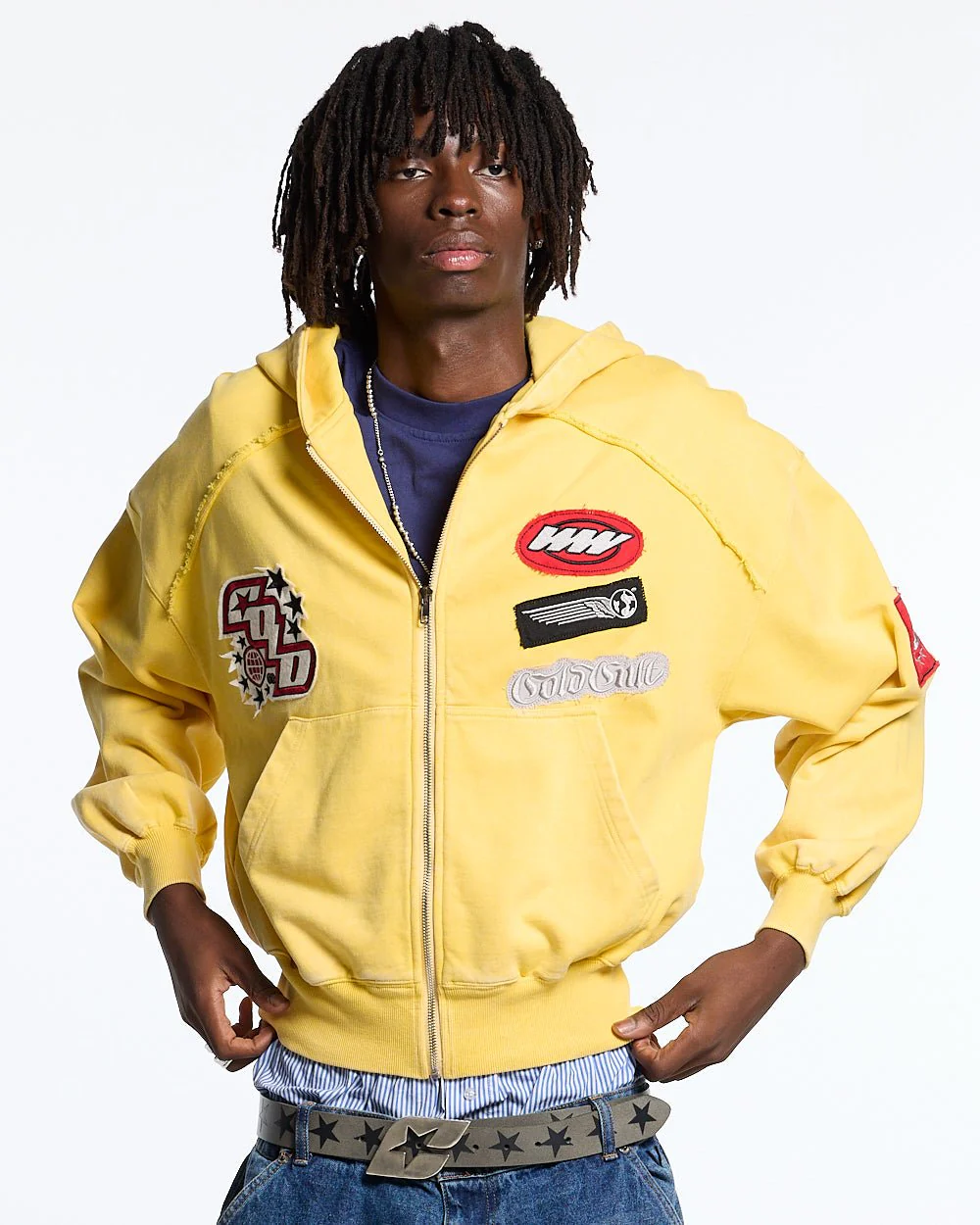 WALKER ZIP HOODIE YELLOW