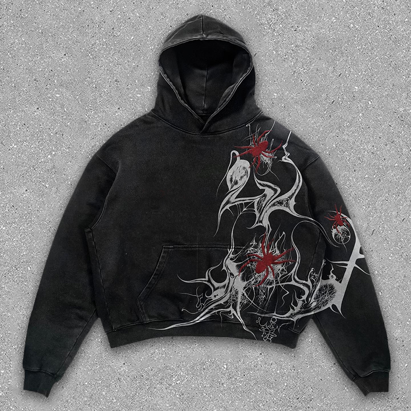 Vintage Spider Hoodie
