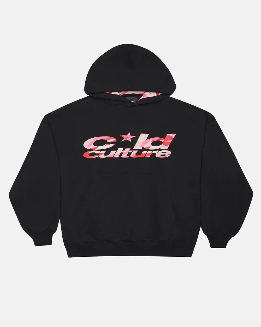 WILD CAMO HOODIE BLACK