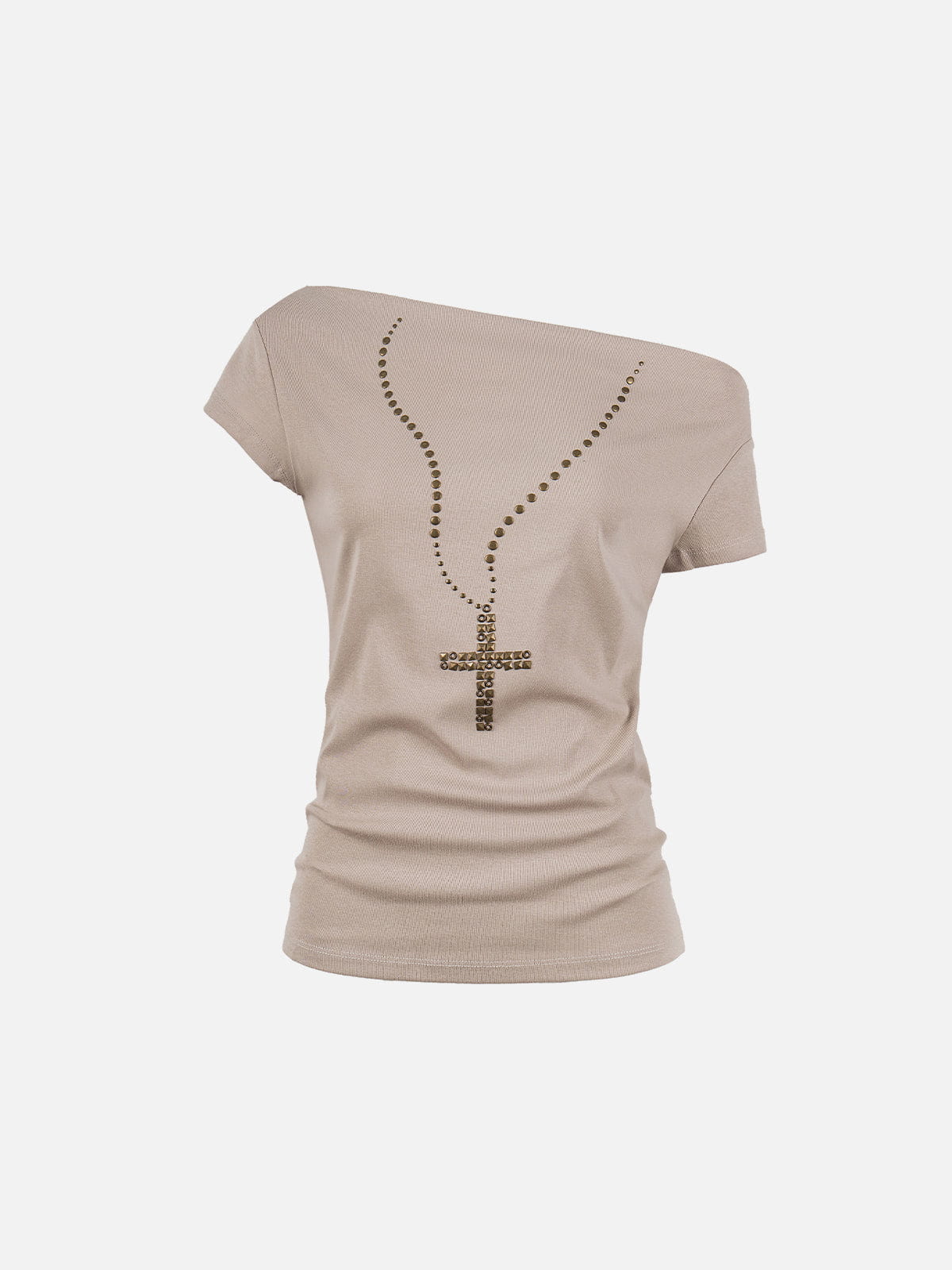 Aelfric Eden Studded Off-the-Shoulder Tee