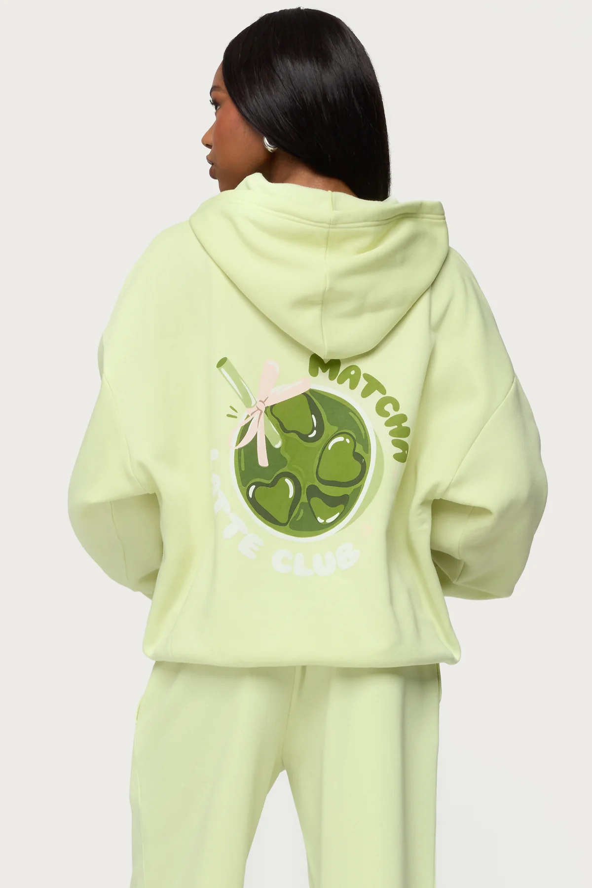 Matcha Lover Oversized Hoodie