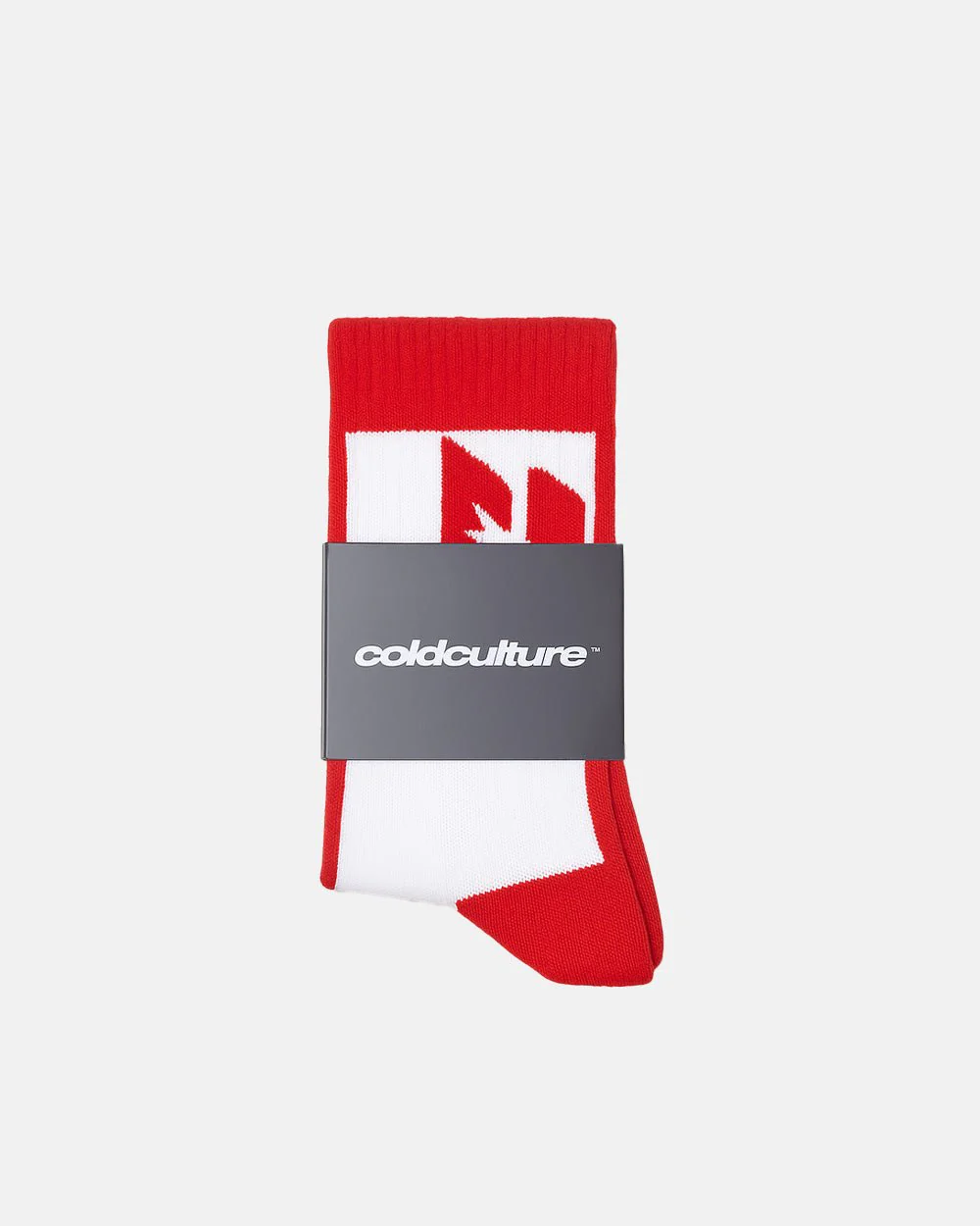 SILHOUETTE SOCKS VIVID RED/ WHITE