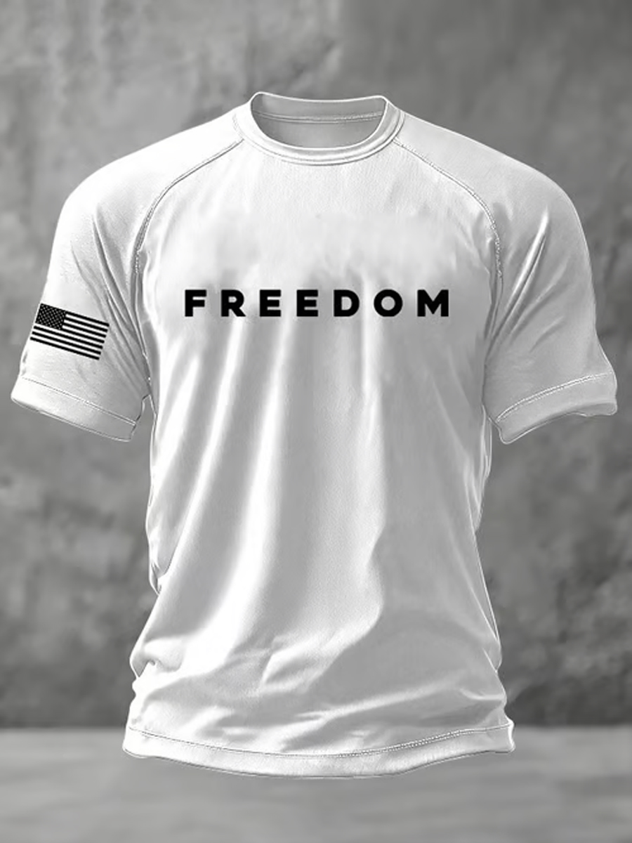 Men's Freedom Is Not Free R.I.P Charlie Kirk Short Sleeve T-shirt