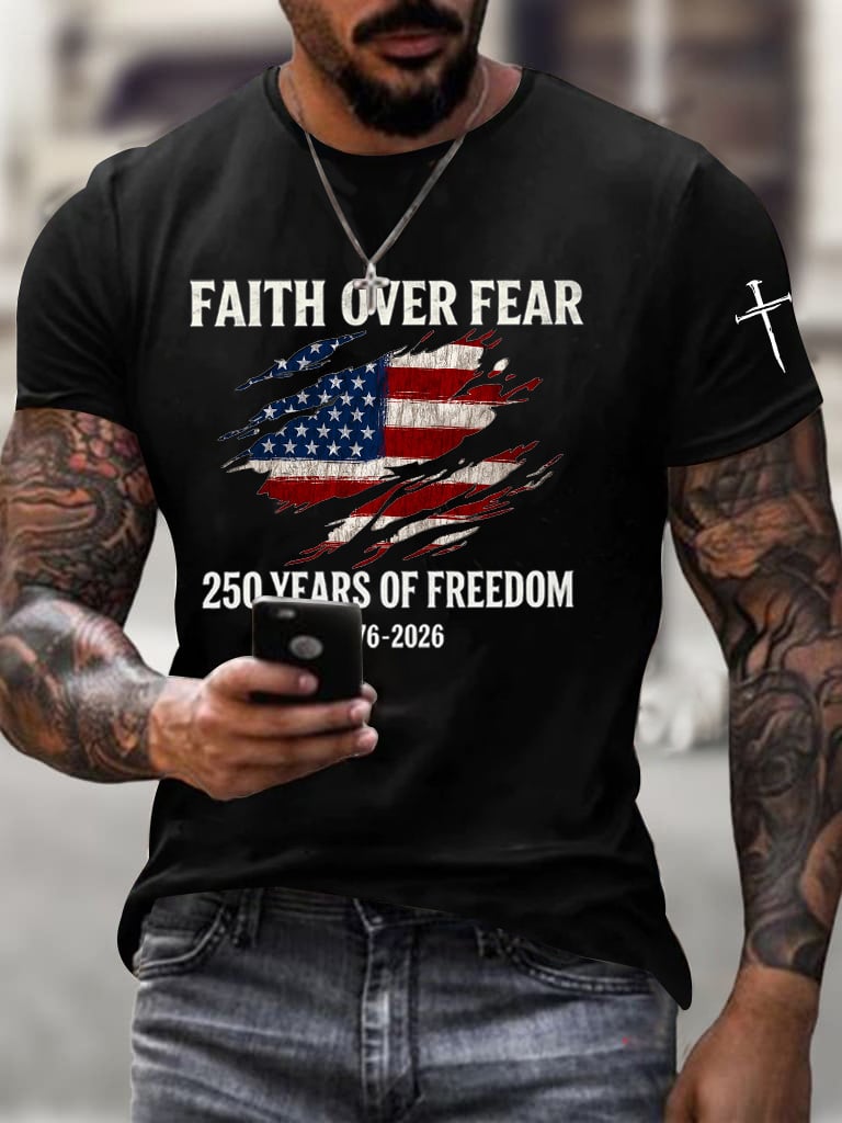Men's Faith Over Fear  T-Shirt