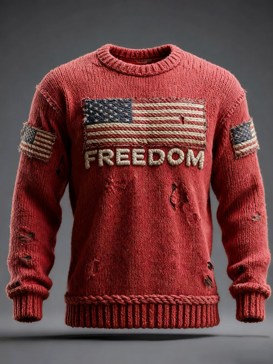 Men's Freedom Printed Casual Top