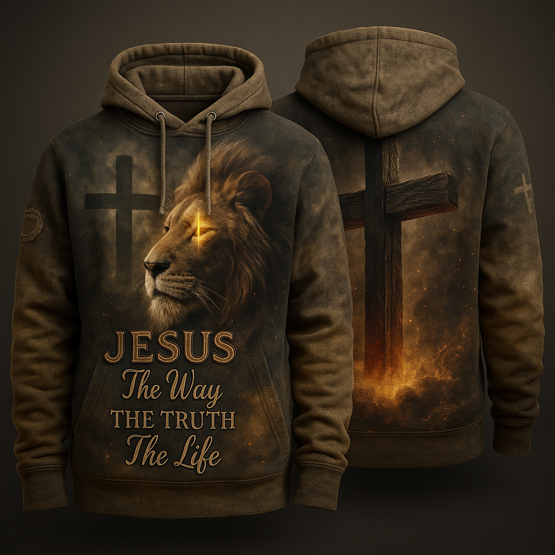 Christian Faith Art Print Hoodie