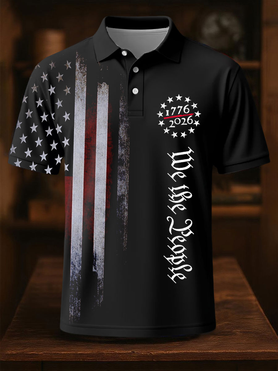 Men's   Printed Casual Top