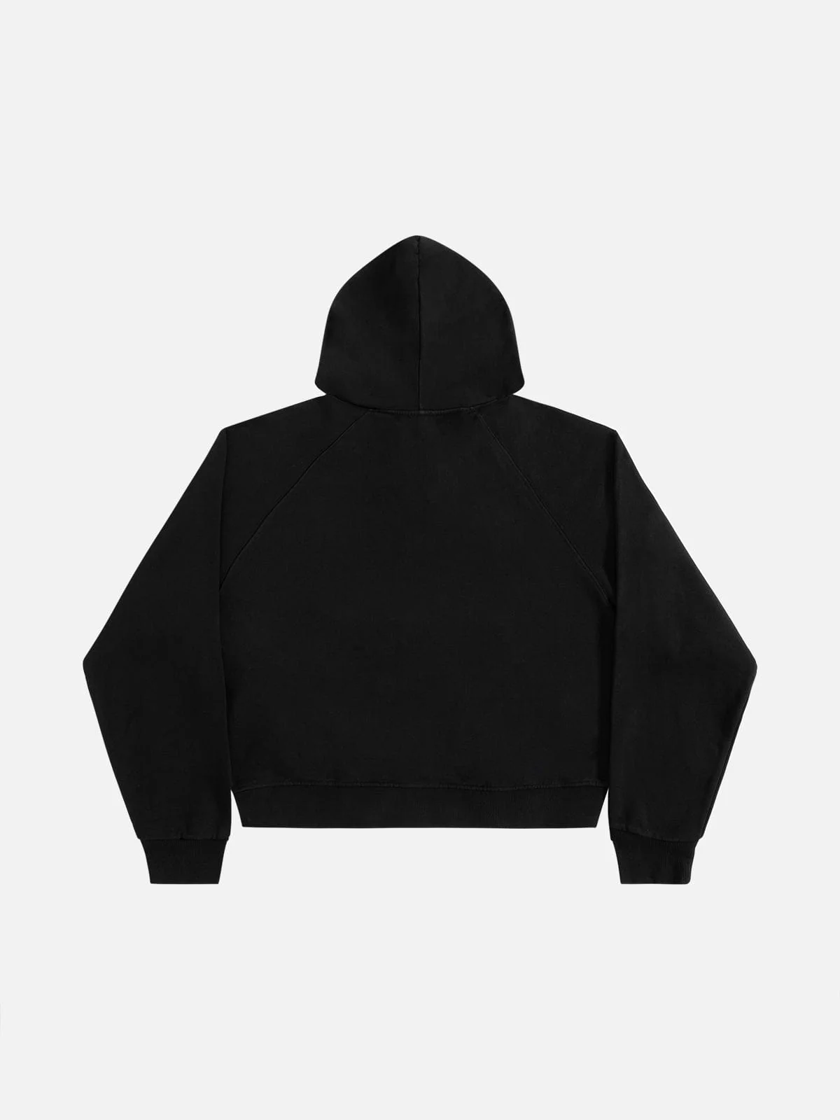 Aelfric Eden Boxy Distressed Half Zip Hoodie