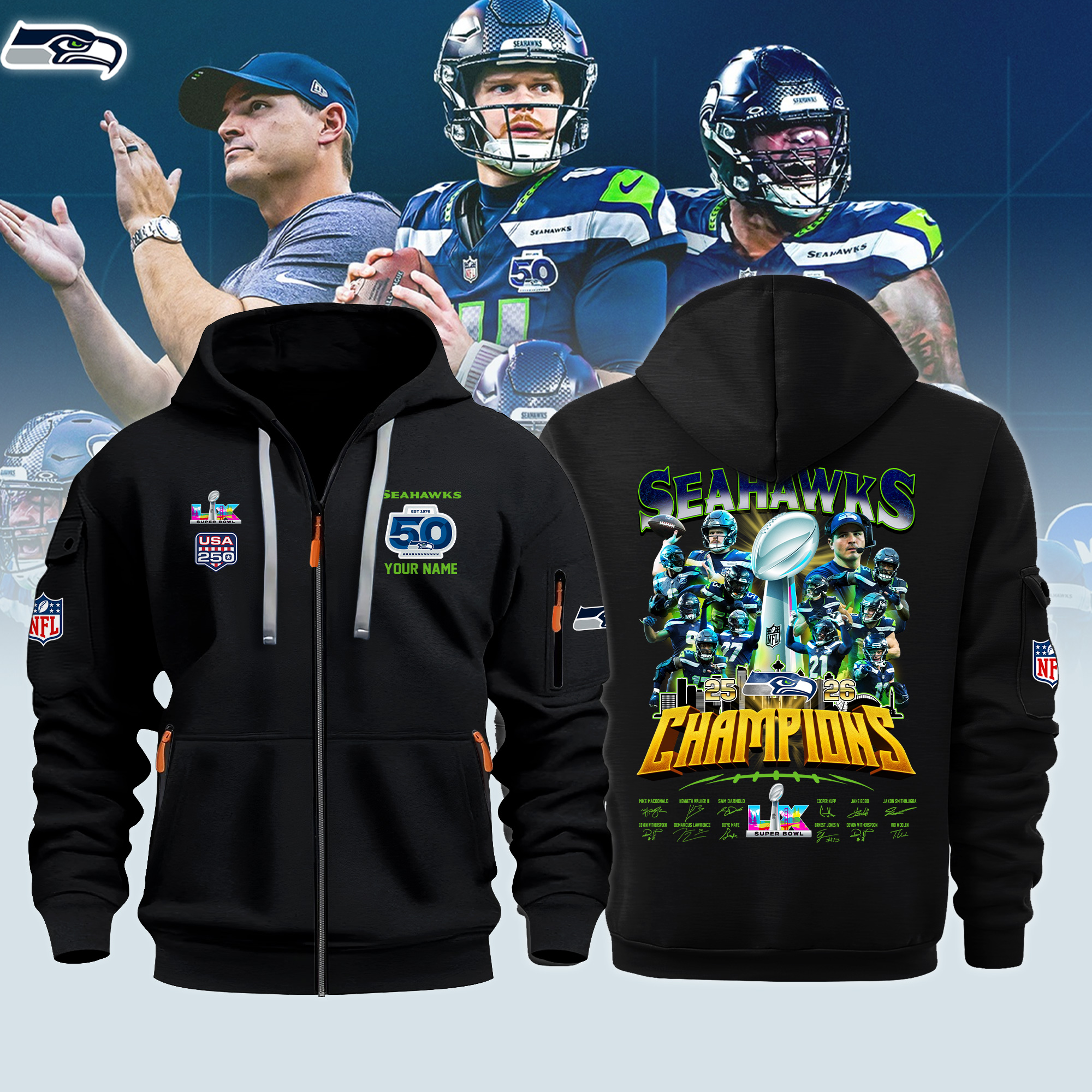 3GANCVSEAH988311 Heavy Hoodie