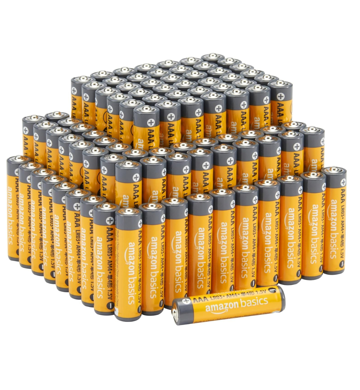 Amazon Basics AAA Batteries – 100 Pack