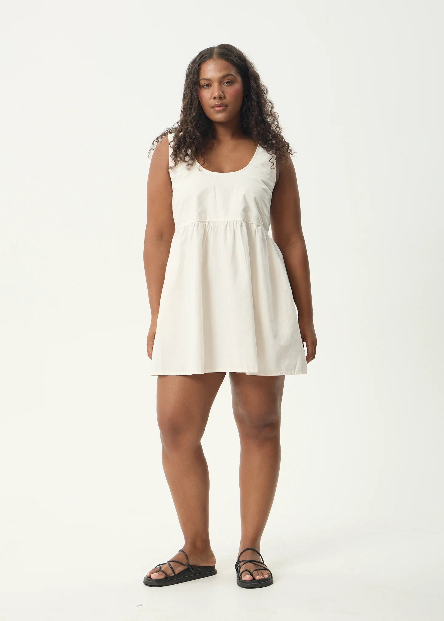 AFENDS Womens Jesse - Mini Dress - White