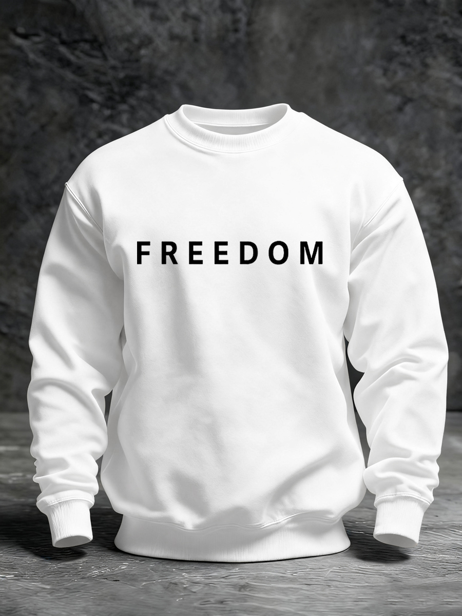 Men's Freedom Is Not Free R.I.P Charlie Kirk Long Sleeve Sweater