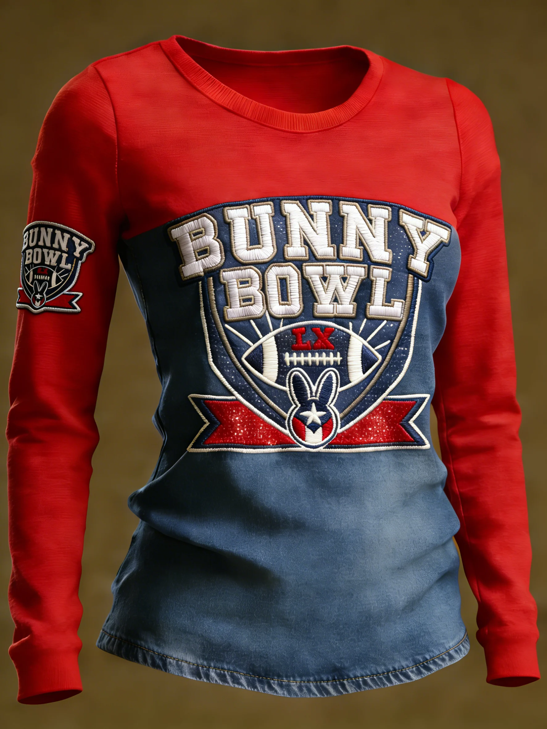 Women's Bad Bunny Music Singer Print T-shirt