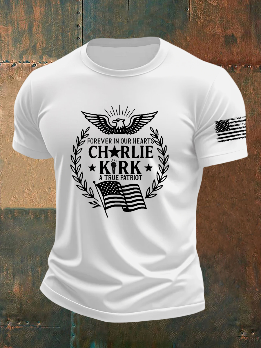 Men's Freedom Is Not Free R.I.P Charlie Kirk Short Sleeve T-shirt