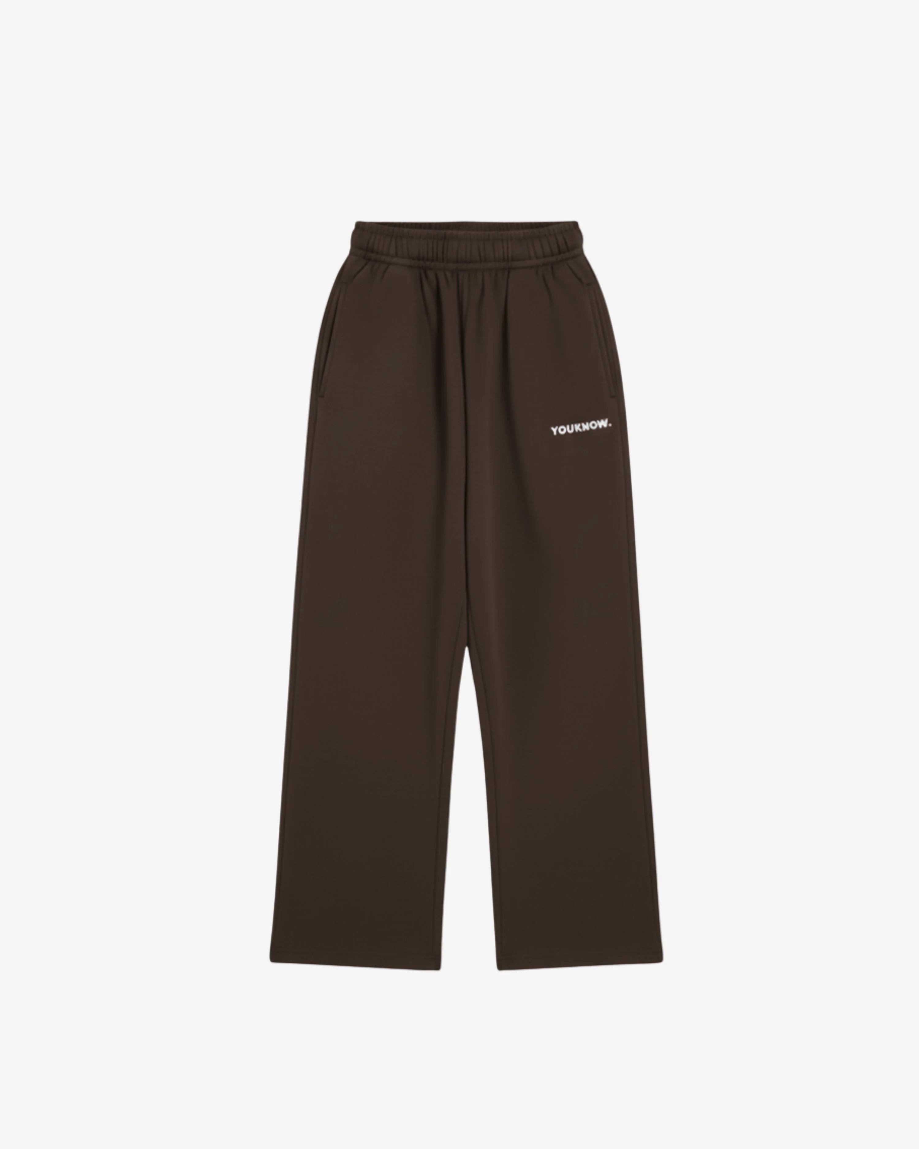 Core Wide Leg Sweatpants | Brown