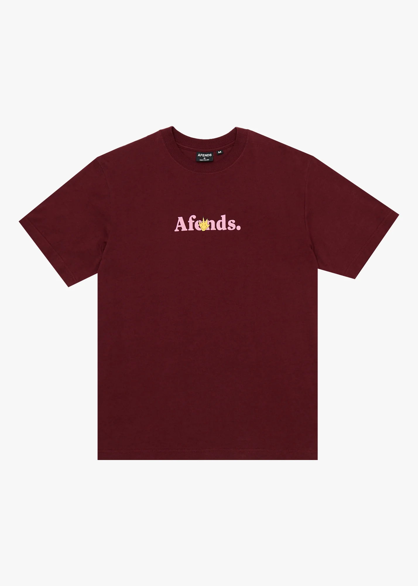 AFENDS Mens Smiles - Retro Tee - Port