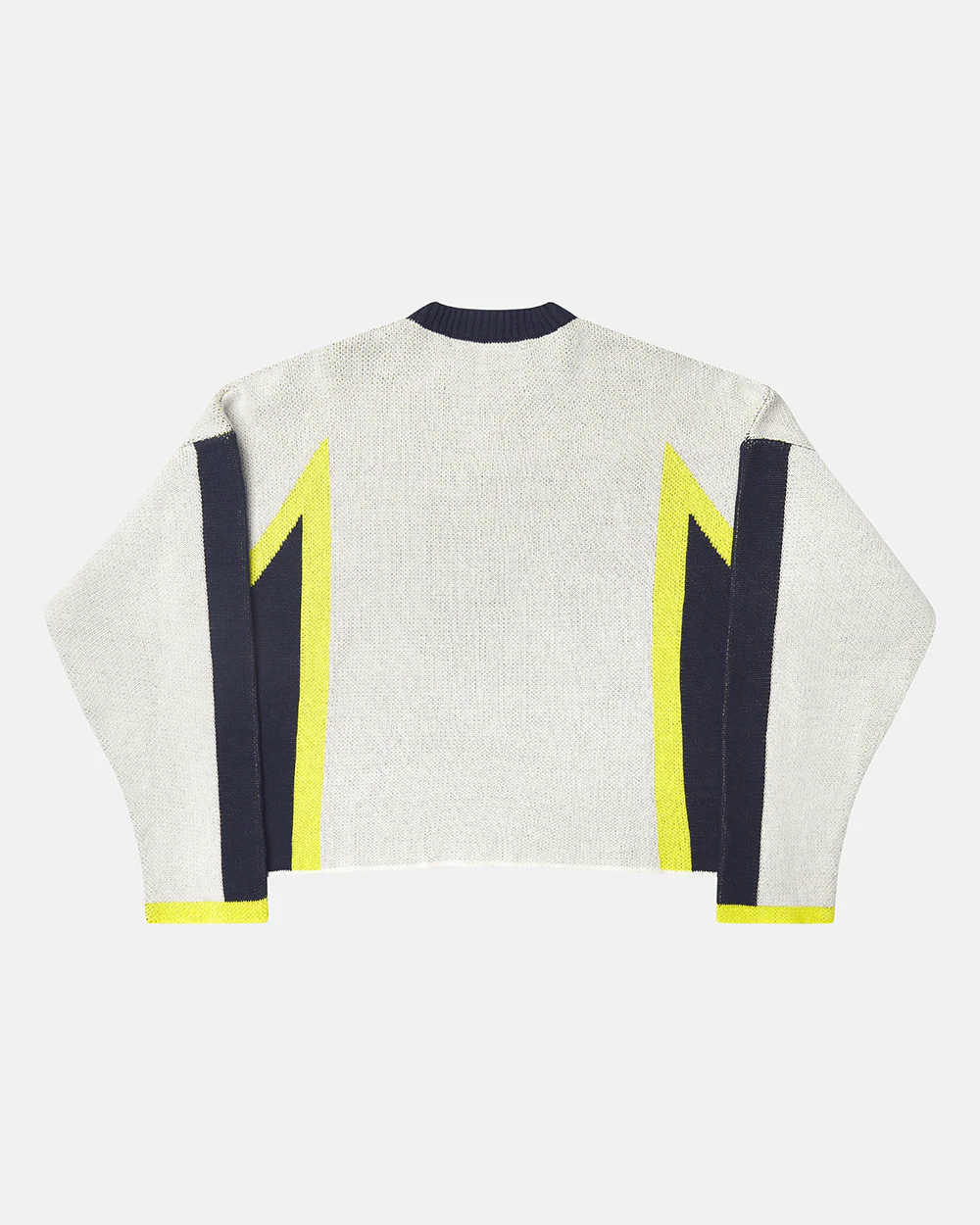 WINNER KNIT BEIGE, DARK BLUE & YELLOW