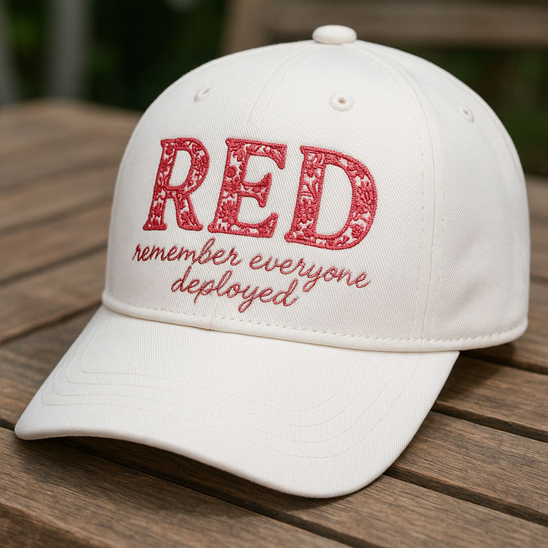 Red Friday Printed Casual Hat