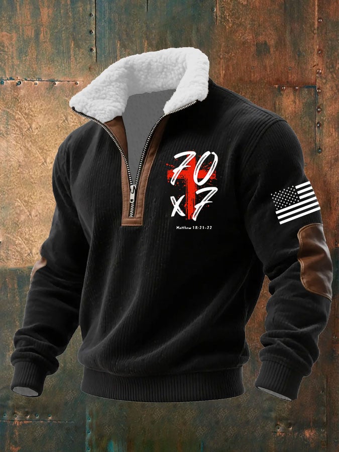 Men's Faith Textured Sweatshirt