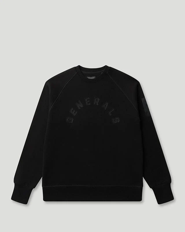 Generals Classic Fit Crewneck Jet Black
