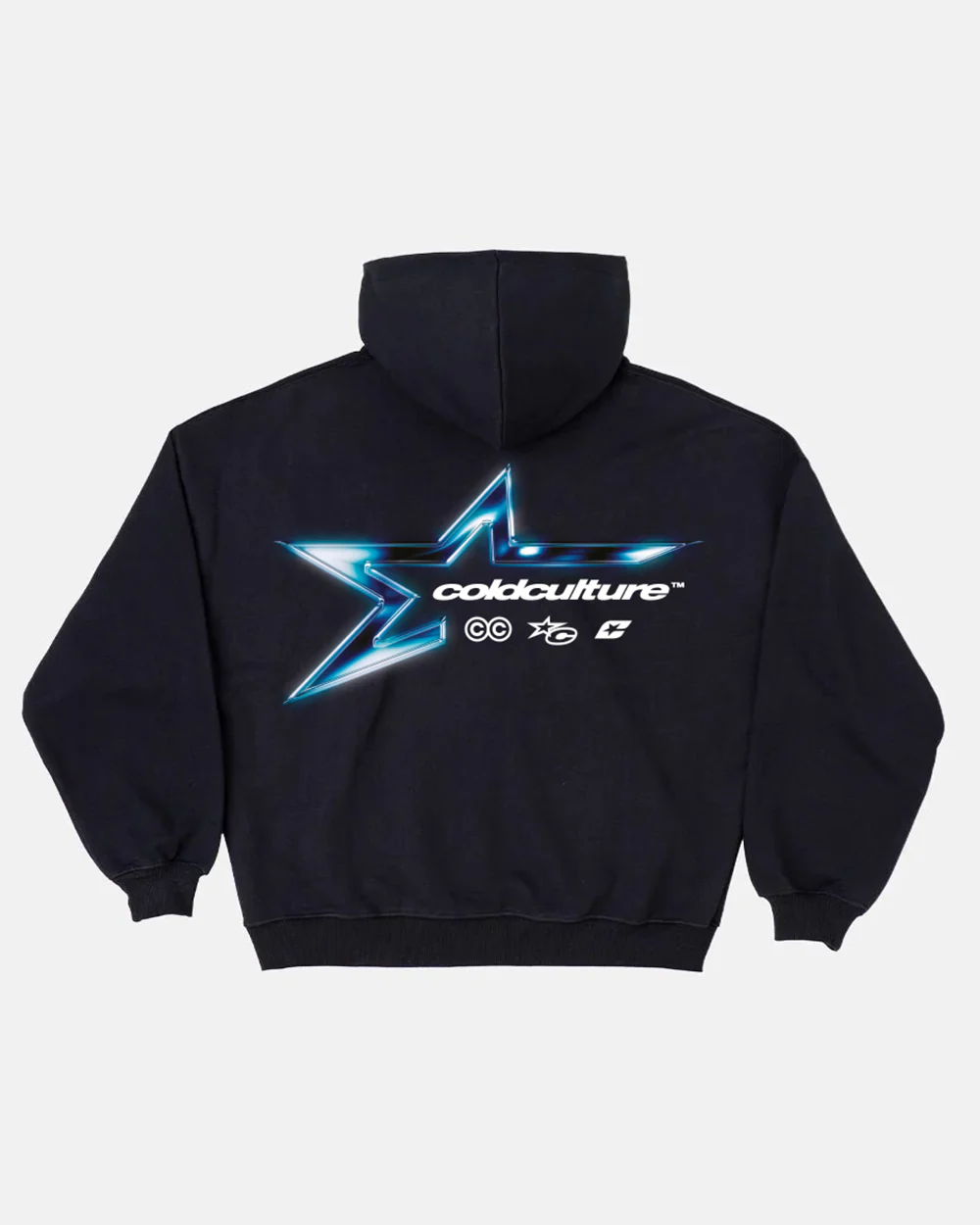 ELECTRIC SHINE HOODIE BLACK