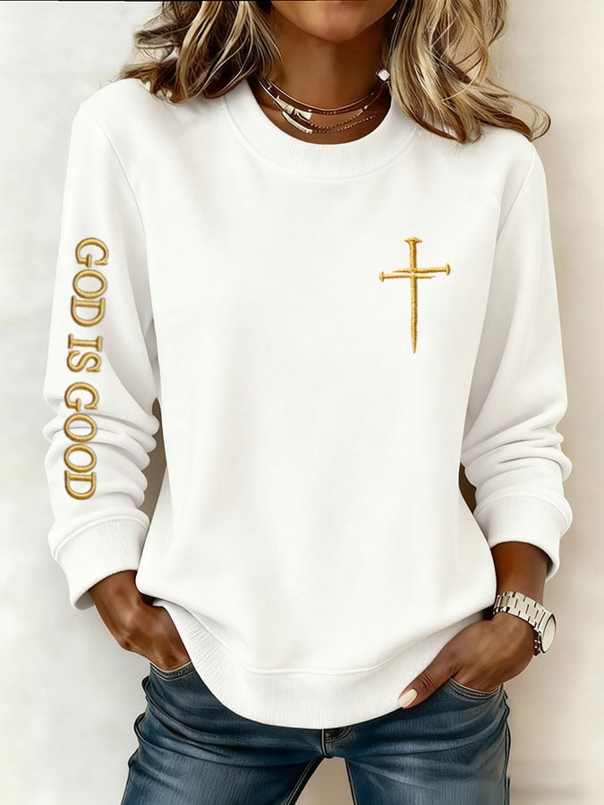 Women's Faith Print Sweatshirt