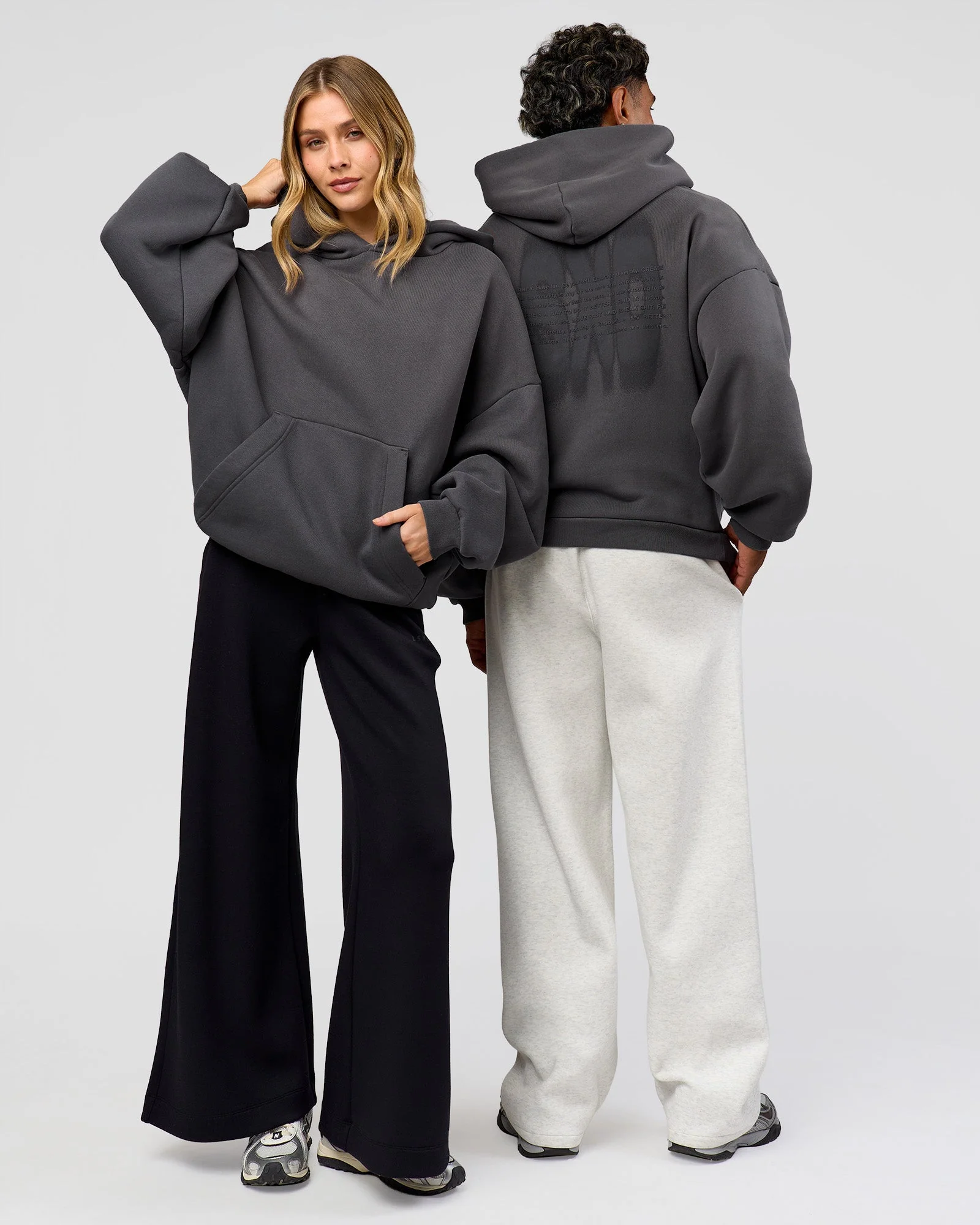 Memory In Motion Ultra Heavyweight Washed Hoodie - Dark Storm Washed