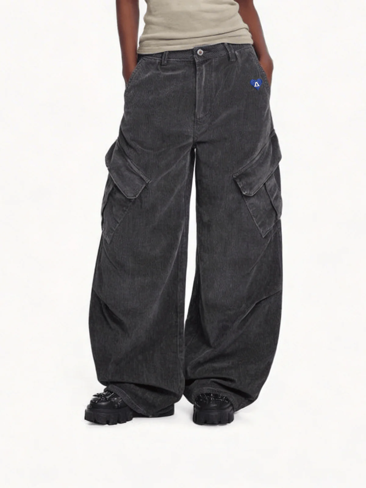 Aelfric Eden Corduroy Multi Pocket Baggy Barrel Pants