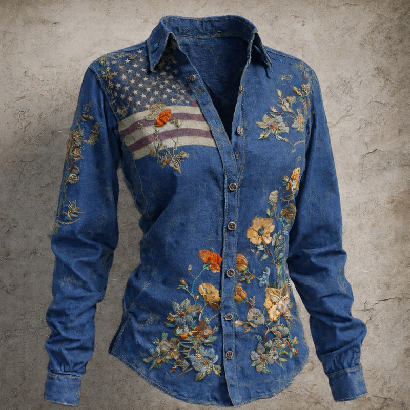 Women's US 250th Anniversary Casual Shirt