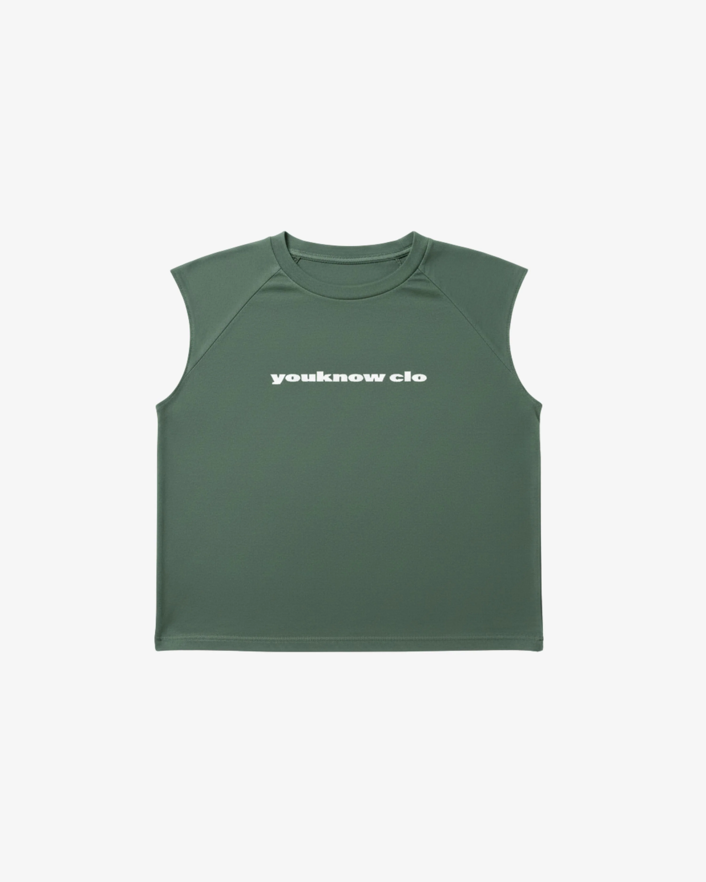 Oversized Raglan Tank | Washed Green