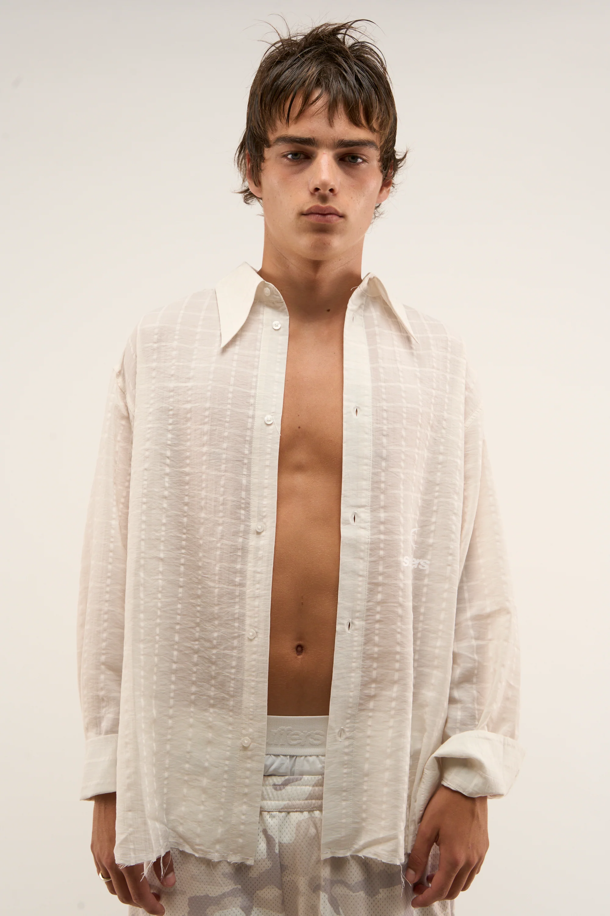 70s Summer Ecru Shirt