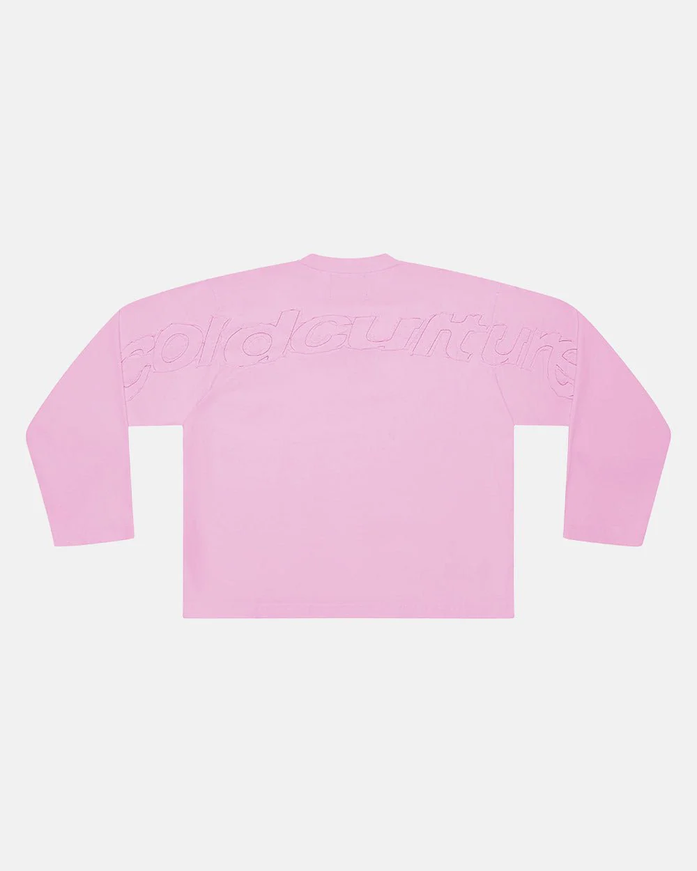 DISTRESS CURVED LONGSLEEVE PINK