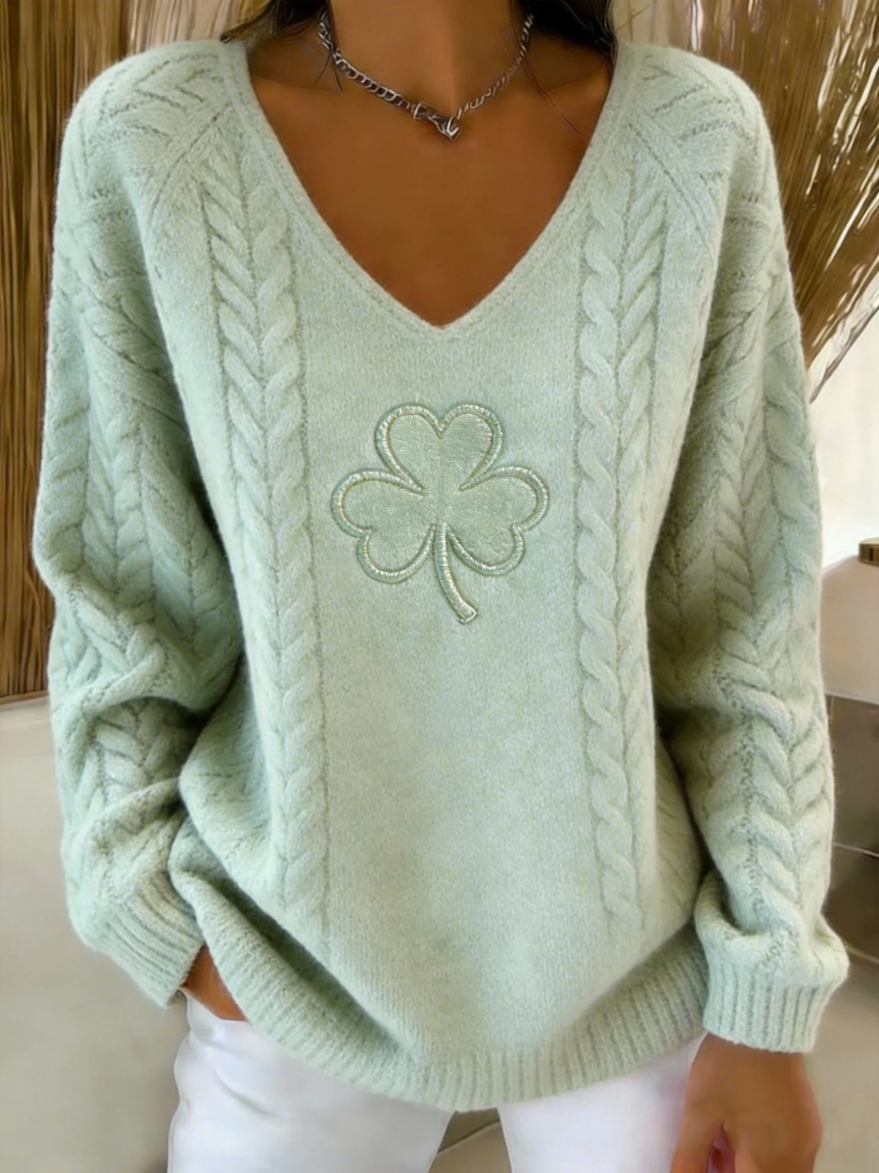 Women's St Patrick Print Sweatshirt