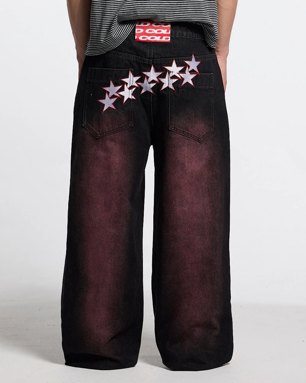 STARS V2 PANTS BURGUNDY