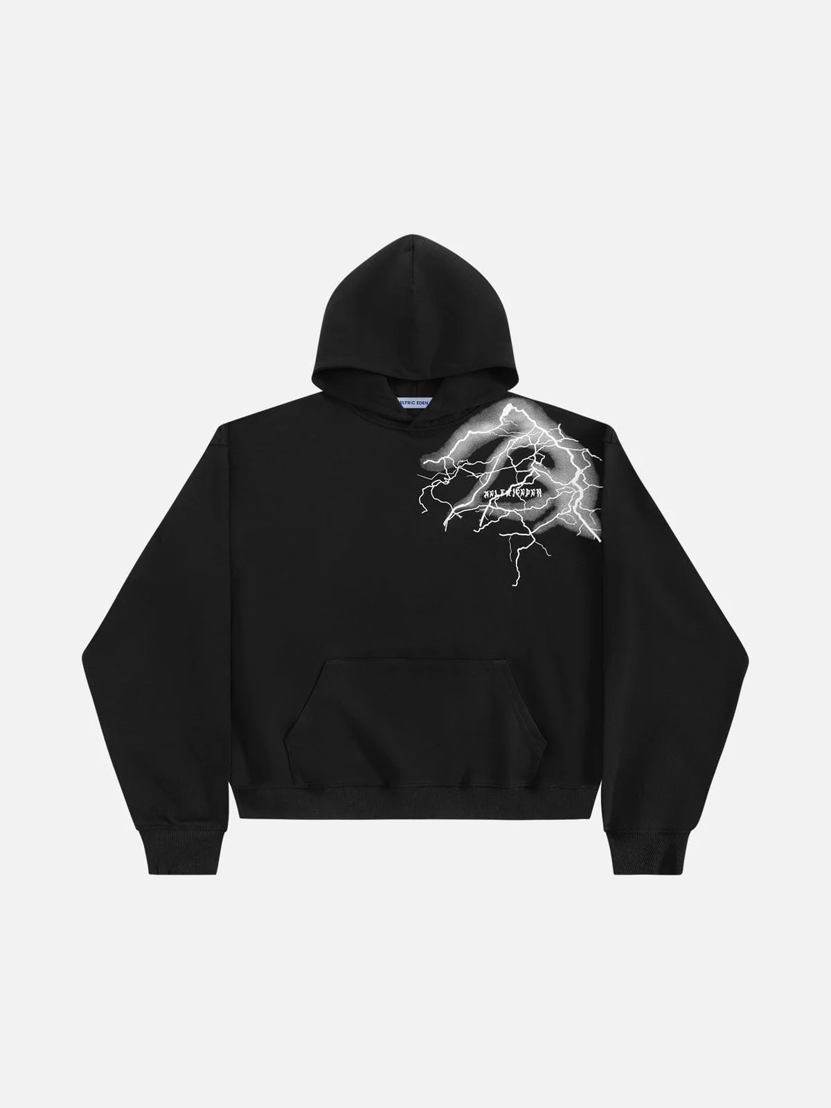 Aelfric Eden Oversized Lightning Graphic Hoodie