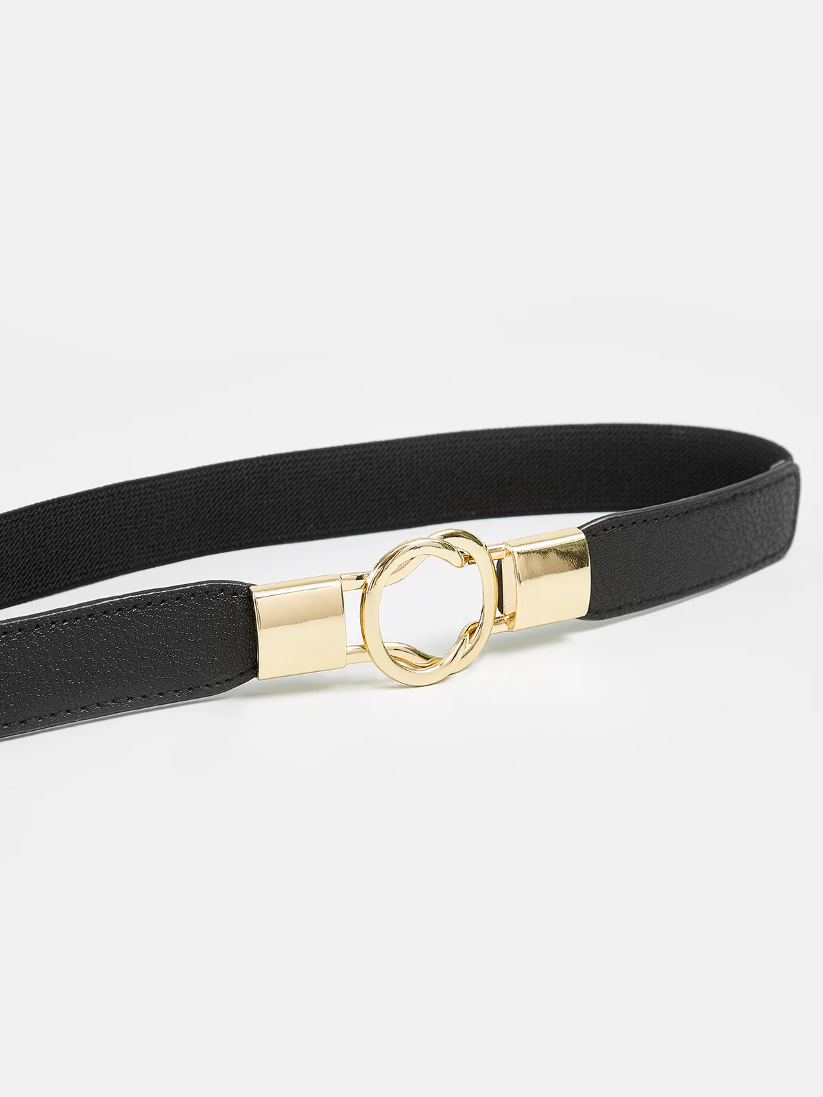 Interlocking Ring Buckle Elastic Belt