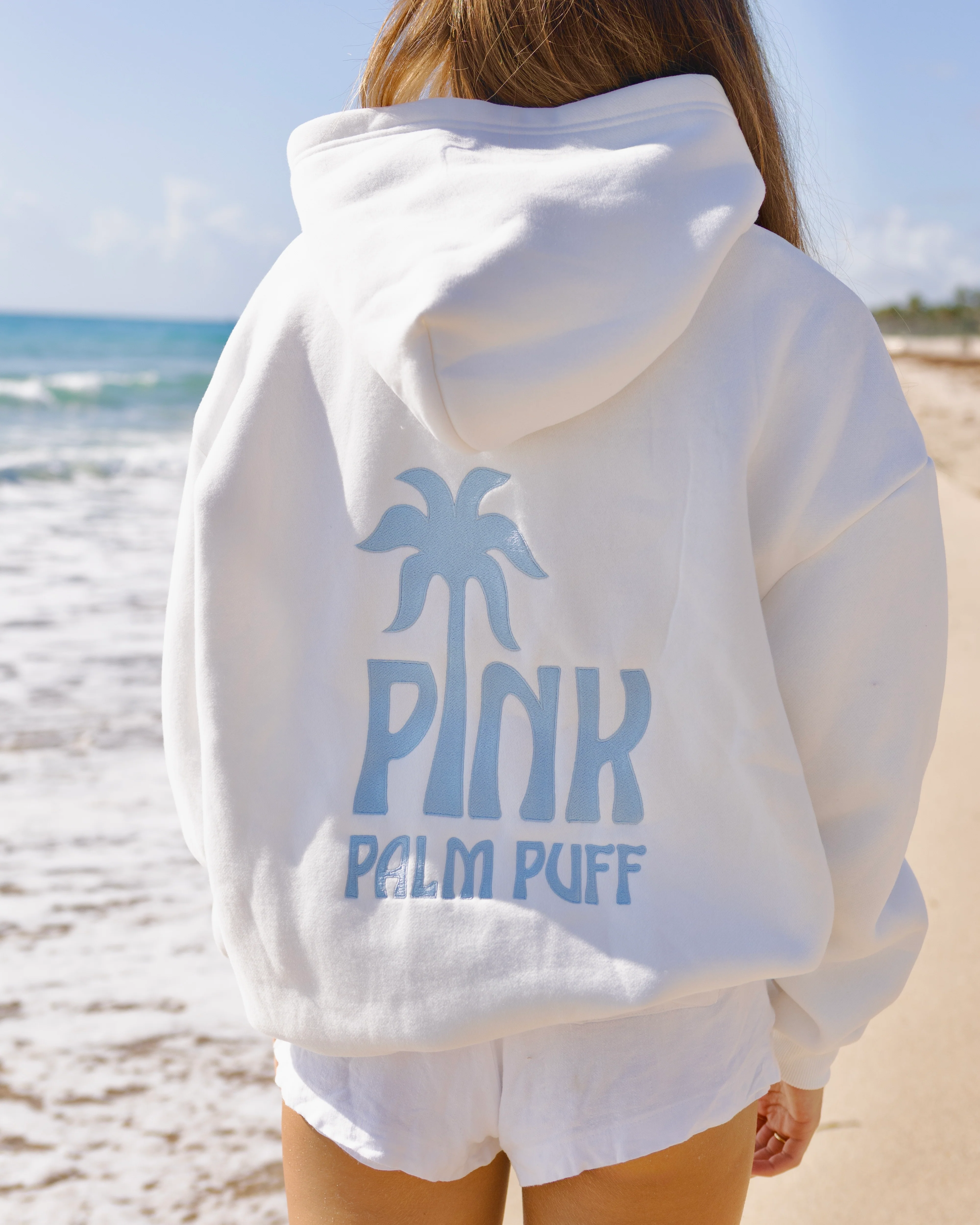 Classic Puff Hoodie in Ocean Air